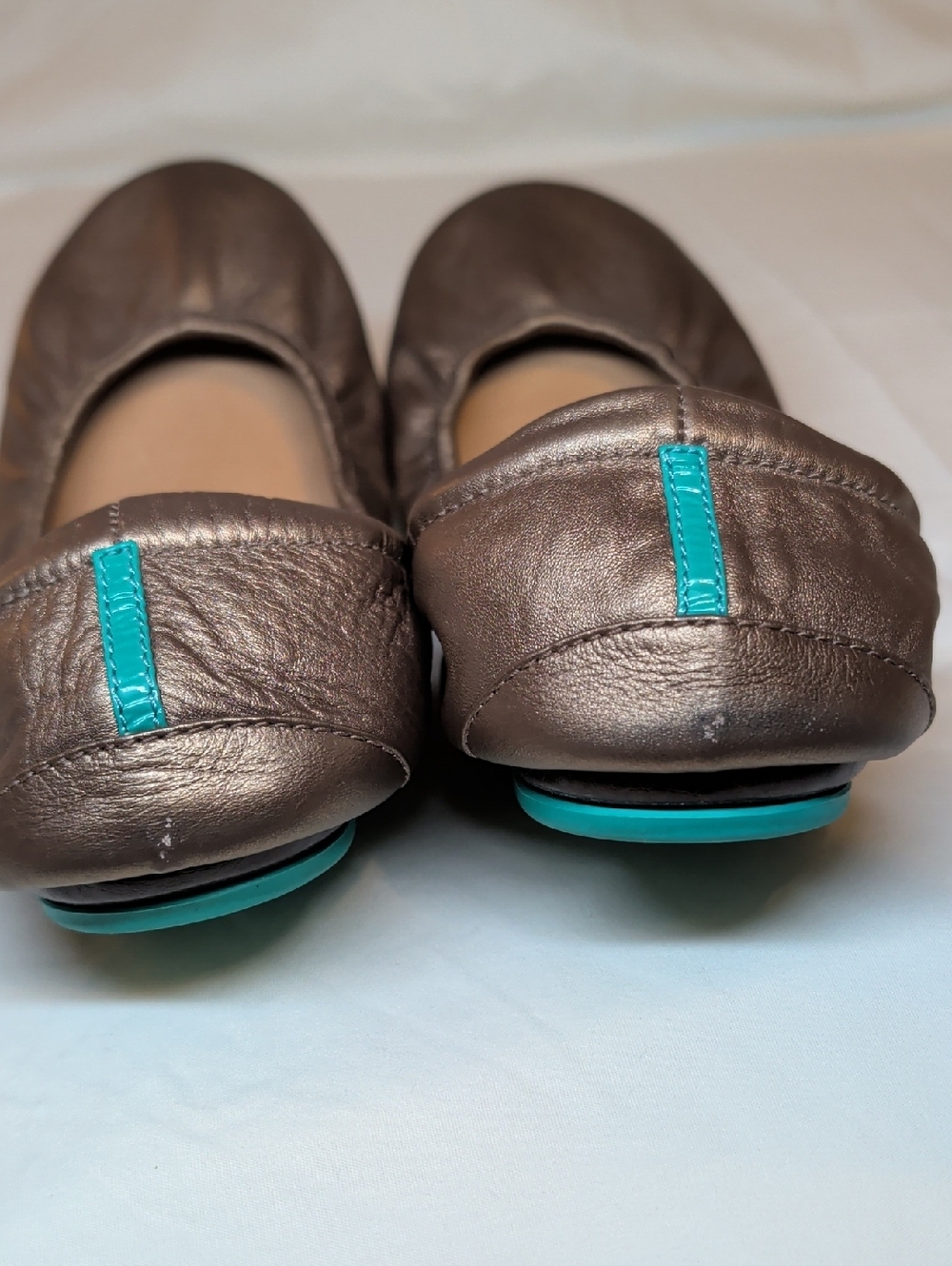 Tieks Ballet Flats | Metallic Bronze | Size 9 | Barely Worn - Picture 6 of 7